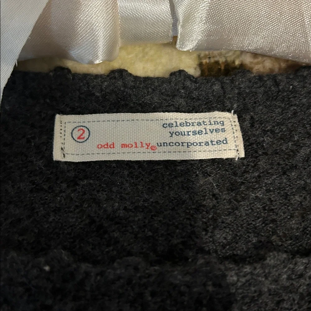 RARE! Wool. Odd Molly oversized ☮️ lambswool sweater - Picture 8 of 12